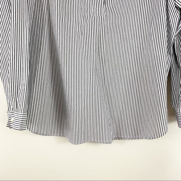 JCREW Long Sleeve Black/White Striped Cotton Pop-Over Tunic EUC - Picture 6 of 15